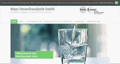 Desktop Screenshot of mayr-umweltanalytik.de